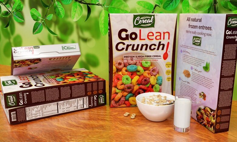 Custom Cereal Boxes wholesale packaging