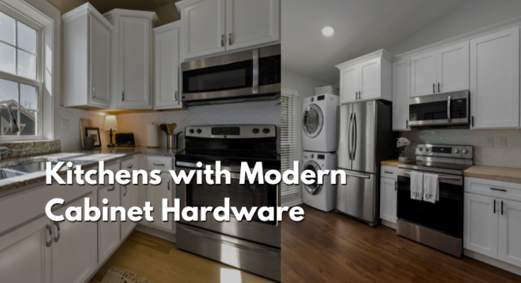 Kitchens with Modern Cabinet Hardware