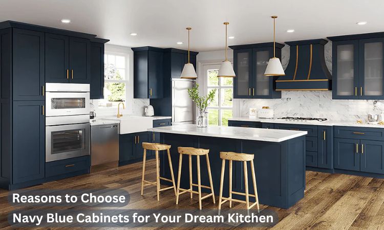 Reasons to Choose Navy Blue Cabinets for Your Dream Kitchen